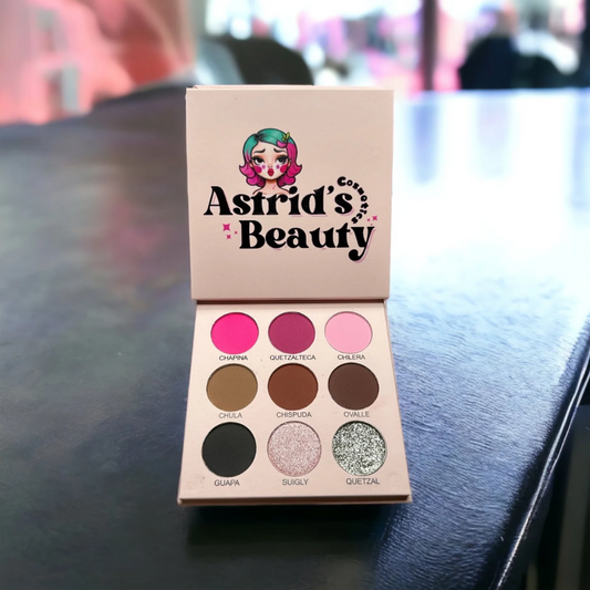 Paleta de sombras de ojos exclusiva de 9 tonos